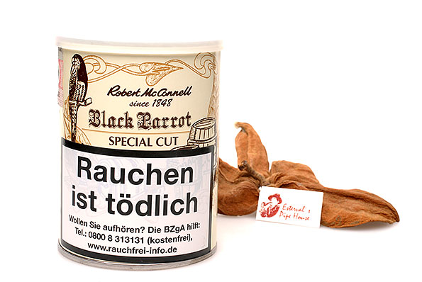 McConnell Black Parrot Special Cut Pfeifentabak 100g Dose McConnell Black Parrot Special Cut Pfeifentabak 100g Dose